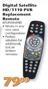 Ellies Digital Satelite HD/1110 PVR Replacement Remote(BPUNIRMHD)