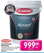 Plascon Nuroof Acrylic Roof Paint-20ltr