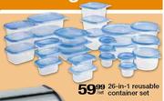 26-In-1 Reusable Container Set - Per Set