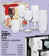 Tulip Hi-Ball Glasses - 4 Pack