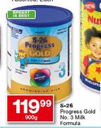 S-26 Progress Gold No.3 Milk Formula-900g