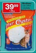 Marltons Cat Litter Crystals-1.8kg Each