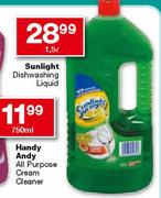 Sunlight Dishwashing Liquid-1.5Lr
