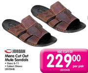 Jordan Mens Cut Out Mule Sandals-Per Pair