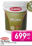 Plascon Micatex White-20ltr