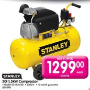 Stanley 1.5KW Compressor-50l Each