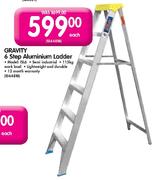 Gravity 6 Step Aluminium Ladder-Each