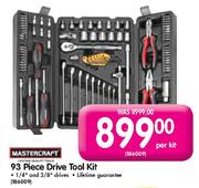 Mastercraft Drive Tool Kit-93 Piece