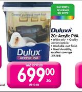 Dulux Acrylic PVA-20Ltr