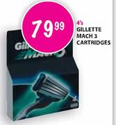 Gillette Mach 3 Cartridges-4's