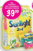 Sunlight 2-In-1 Handwash Washing Powder-2kg