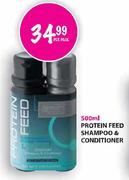 Protein Feed Shampoo & Conditioner-500ml Per Pack