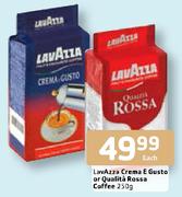 LavAzza Crema E Gusto Or Qualita Rossa Coffee-250g Each