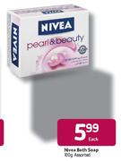 Nivea Bath Soap Assorted-100g Each