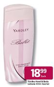 Yardley Hand & Body Lotions Assorted-400ml Each