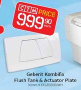 Geberit Kombifix Flush Tank & Actuator Plate-90mm Each