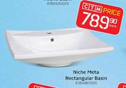 Niche Meta Rectangular Basin (BSBAME0035)-Each