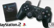 PS2 Dual Shock Controller & 8MB Memory Card