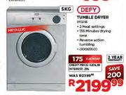 Defy Tumble Dryer - 5 Kg