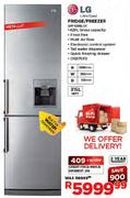 LG Fridge/Freezer-429Ltr(GRF429BLOK)