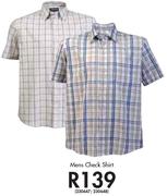 Mens Check Shirt