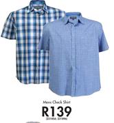 Mens Check Shirt