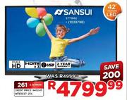 Sansui Full HD LED TV (STY1842)-42"(107cm)