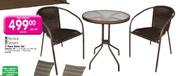Terrace Leisure 3 Piece Bistro Set-Per Set