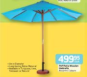Pnp Patio Wooden Umbrella Each