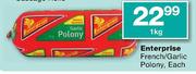 Enterprise French/Garlic Polony-1kg Each