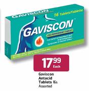 Gaviscon Antacid Tablets-16's Each