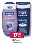 Nivea Shower Gel Assorted-250ml Each