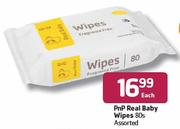 PnP Real Baby Wipes-80's Each