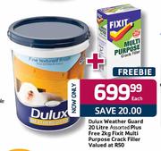Dulux Weatherguard Assorted-20l
