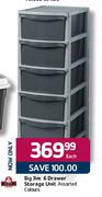 Big Jim Storage Unit 6 Drawer Assorted-Each