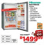 Hisense Bar Fridge (H130RMS)-100L