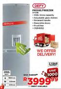 Defy Fridge/Freezer (DFC396)-284L