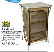 Camp Master 3 Shelf Steel Camping Cupboard-Each