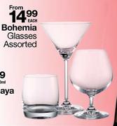Bohemia Glasses Assorted-Each