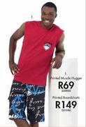 Printed Muscle Hugger