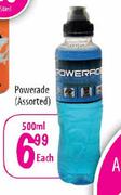 Powerade Assorted-500ml Each