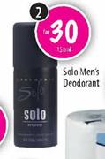 Solo Men's Deodorant-2x150ml