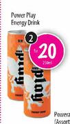 Power Play Energy Drink-2x250ml
