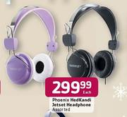 Phoenix HedKandi Jetset Headphone Assorted-Each