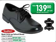 Toughees Lace-up School Shoes (Sizes 6-11) - Per Pair