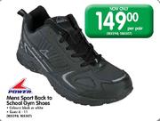 Power Mens Sport Back To School Gym Shoes (Sizes 6-11) - Per Pair
