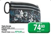 Triple Simple Pencil Case - Each