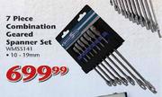 Worksman Combination Geared Spanner Set (WMSS141) - 7 Piece