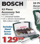 Bosch 32 Piece Accessory Set - Per Set