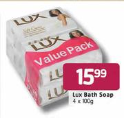 Lux Bath Soap-4x100g